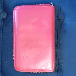 Louis Vuitton Monogram Eldridge pink zip around wallet see pictures